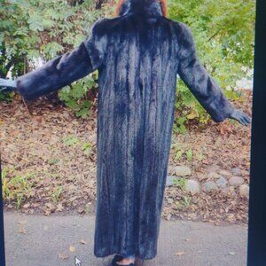 Full length black Mink.
